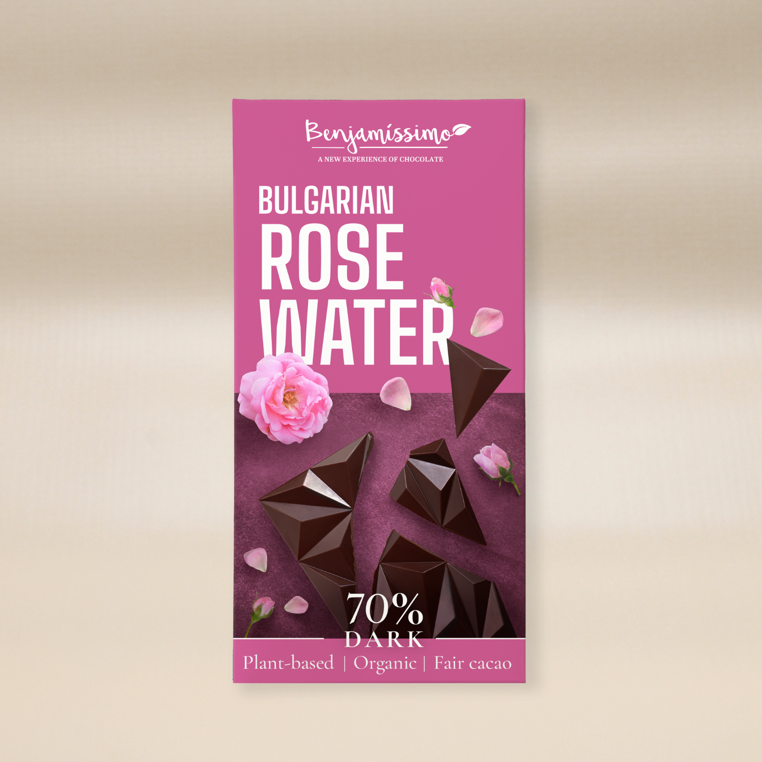 Benjamissimo Mörk 70% Bulgarian Rose EKO 60g