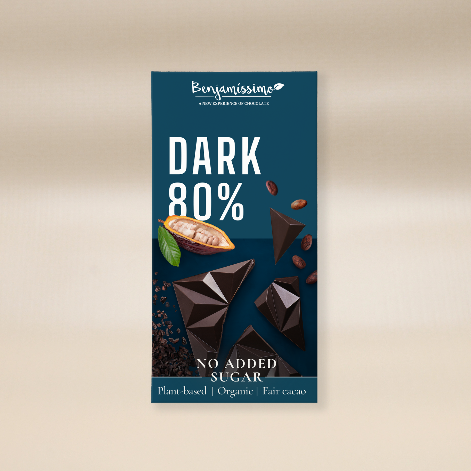 Benjamissimo Mörk 80% Sockerfri EKO 60g