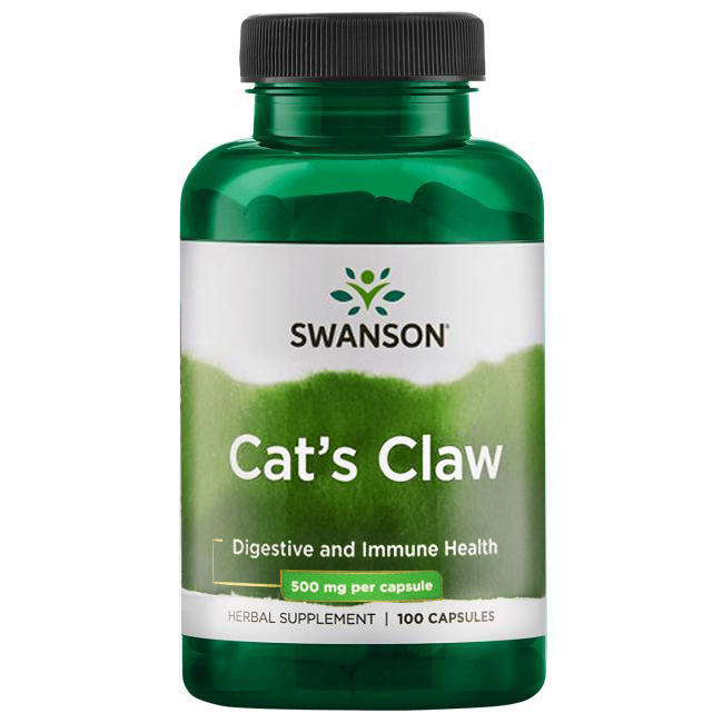 Swanson Cat's Claw, 500mg 100 kapslar