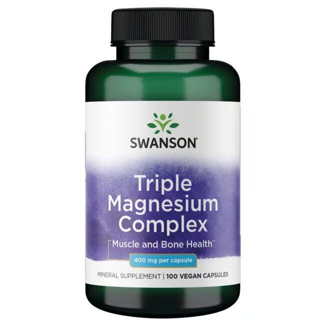 Swanson Triple Magnesium Complex 100 kapslar