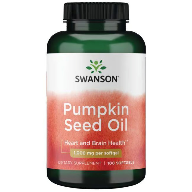 Swanson Pumpkin Seed Oil 1000 mg 100 softgels