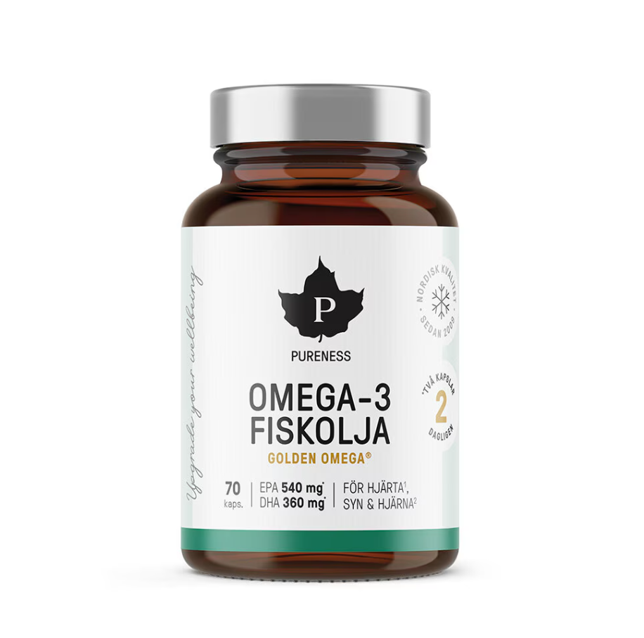 Pureness Omega-3 Fiskolja 70 kapslar