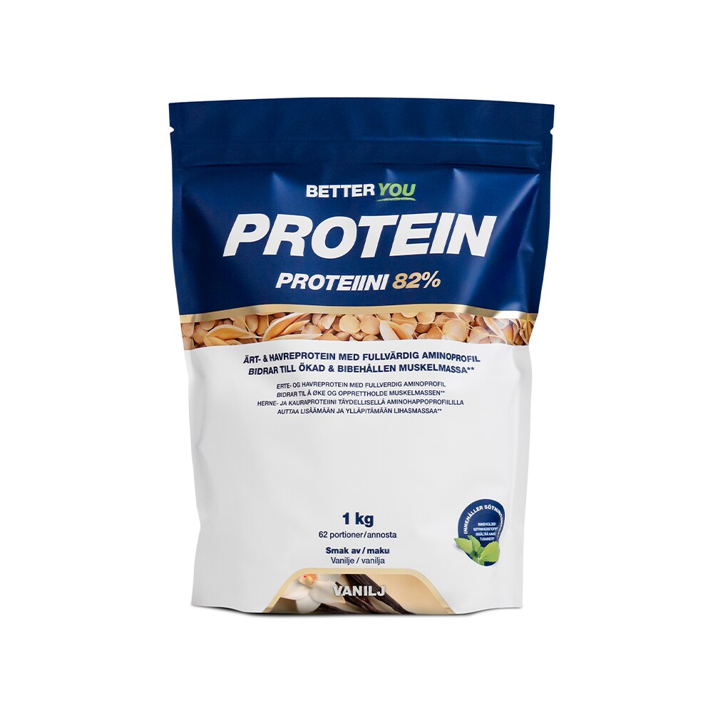 Better You Ärt-Havreprotein 1kg Vanilj