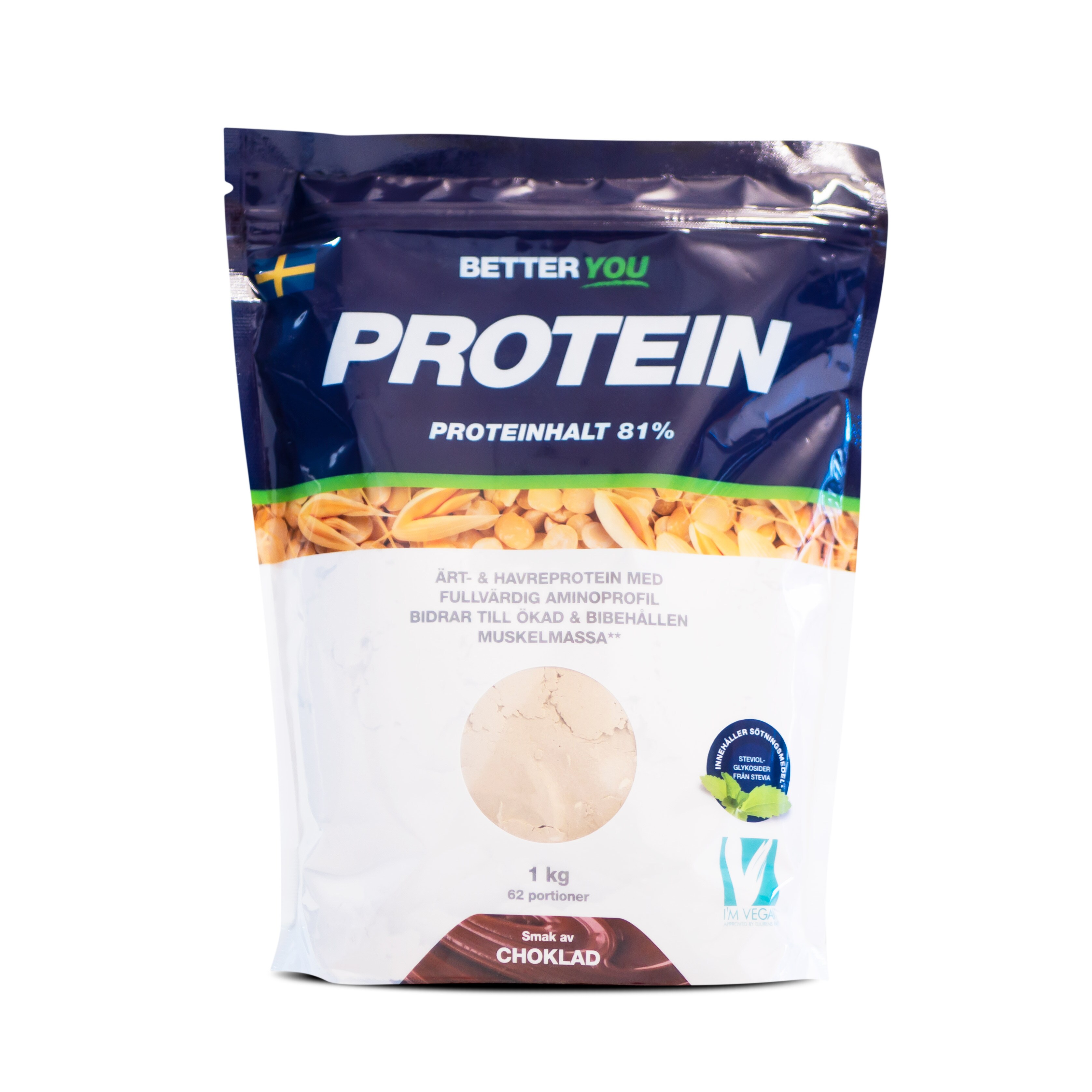 Better You Ärt-Havreprotein 1kg Choklad
