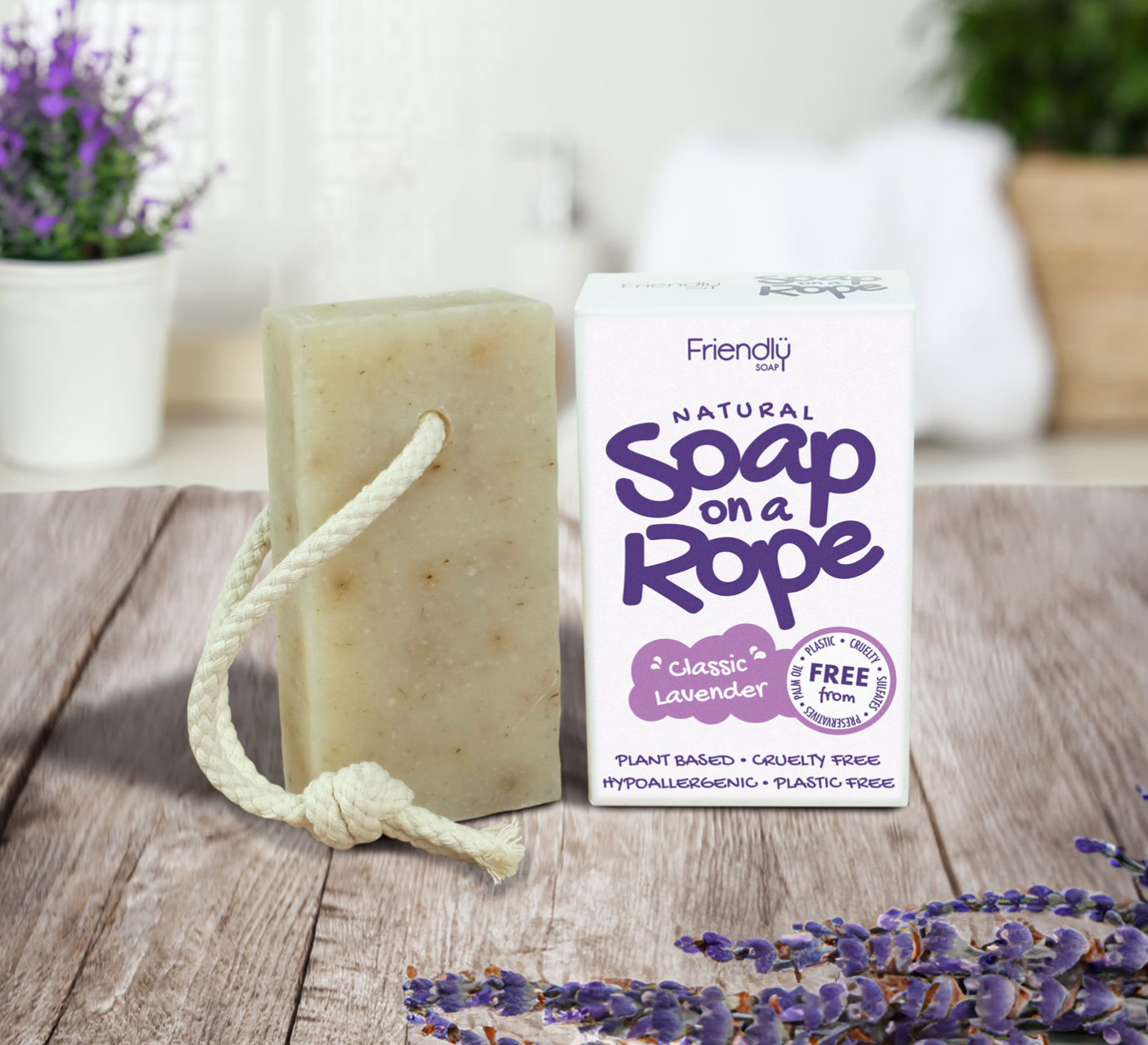 Friendly Soap Reptvål Lavender 125g