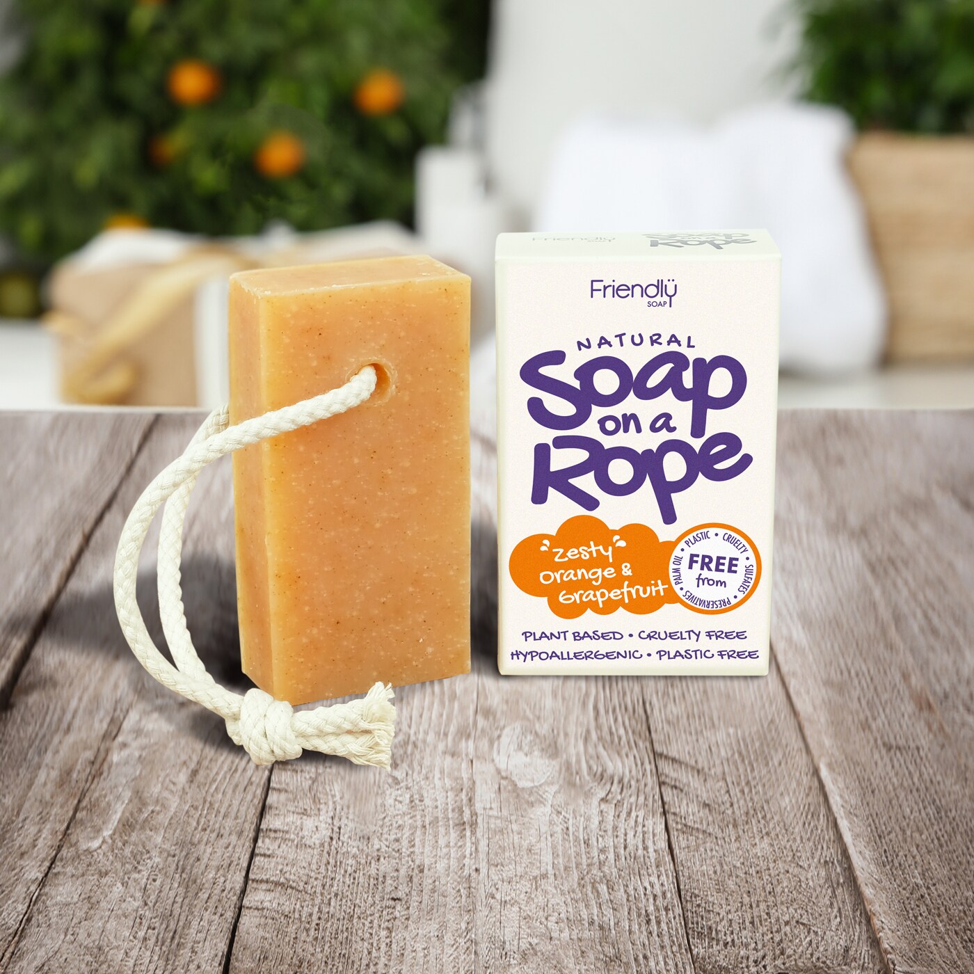 Friendly Soap Reptvål Orange & Grapefruit 125g