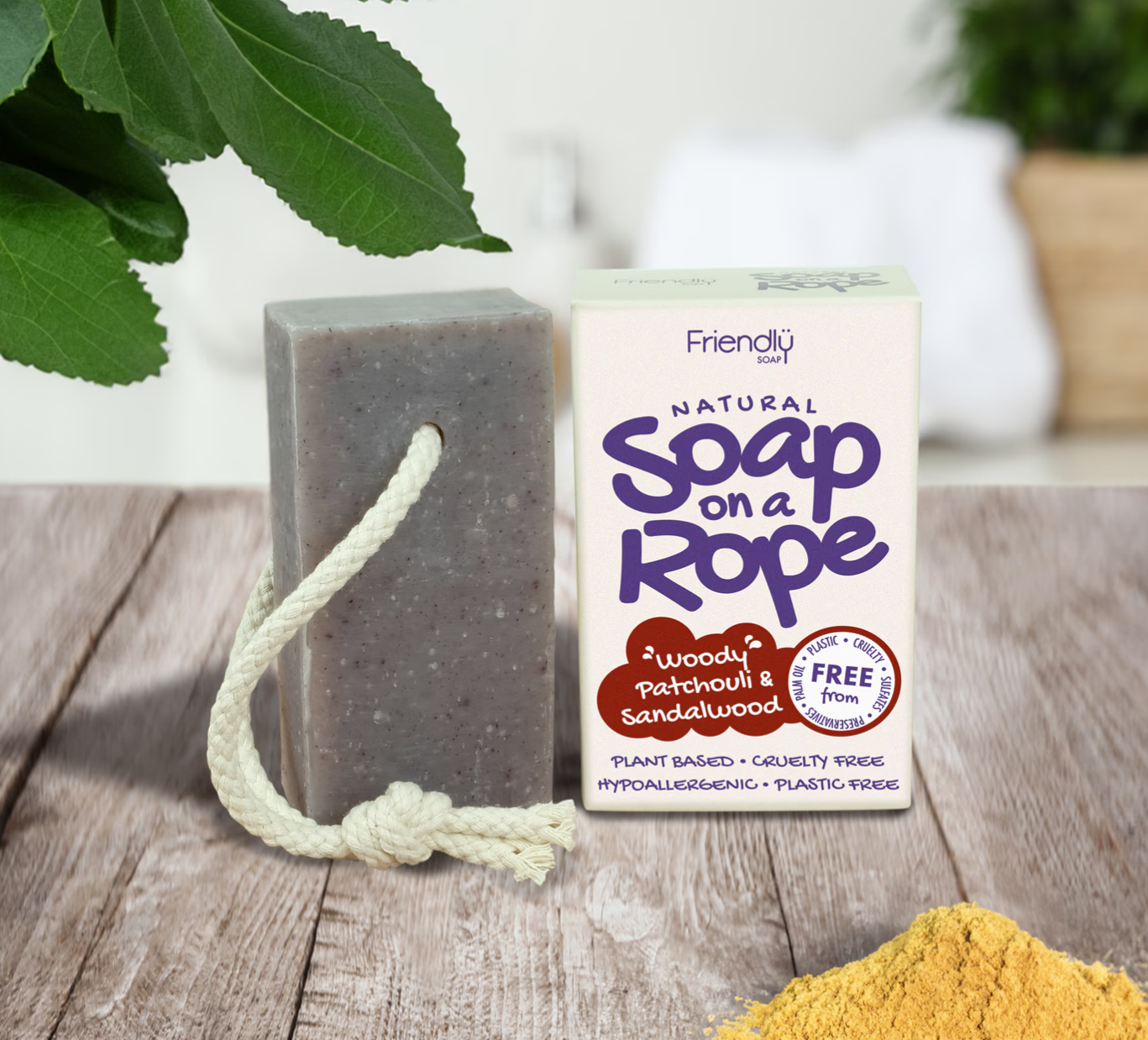 Friendly Soap Reptvål Patchouli & Sandalwood 125g