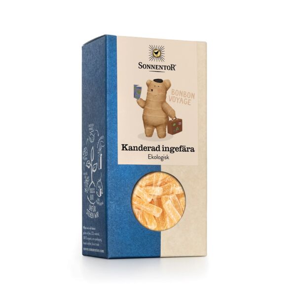 Sonnentor Ingefära Kanderad Eko 75 g