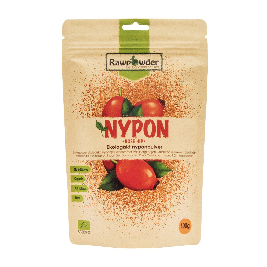 Rawpowder Nyponpulver 300g
