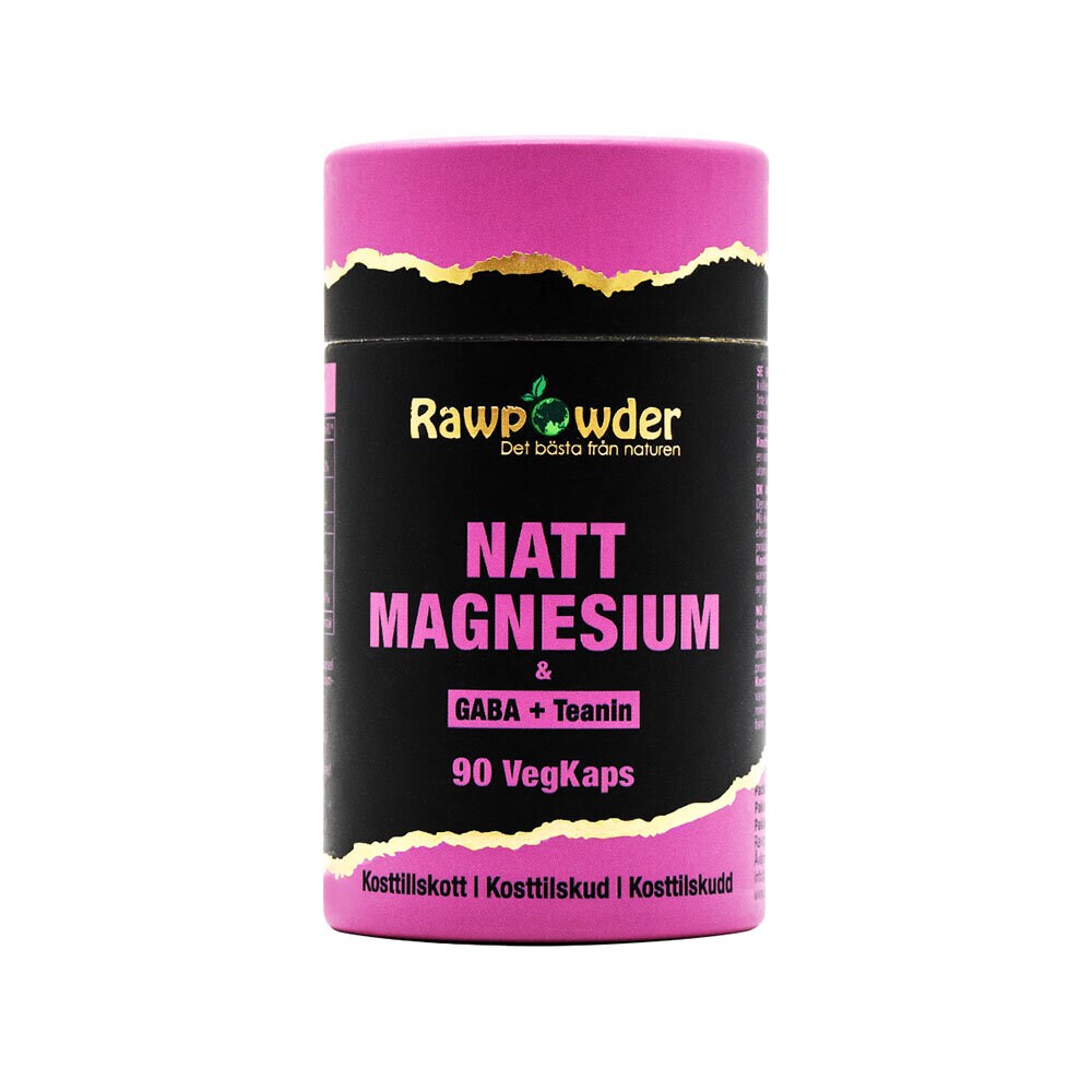 Rawpowder Natt Magnesium 90 kapslar