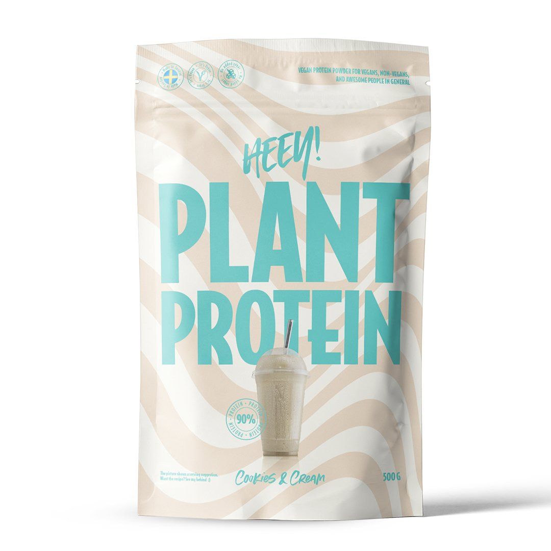 Heey! Veganskt Protein Cookies & Cream 500 g