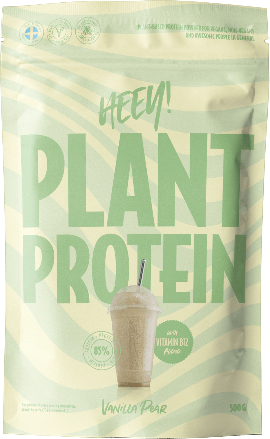 Heey! Veganskt Protein Päron Vanilj 500 g
