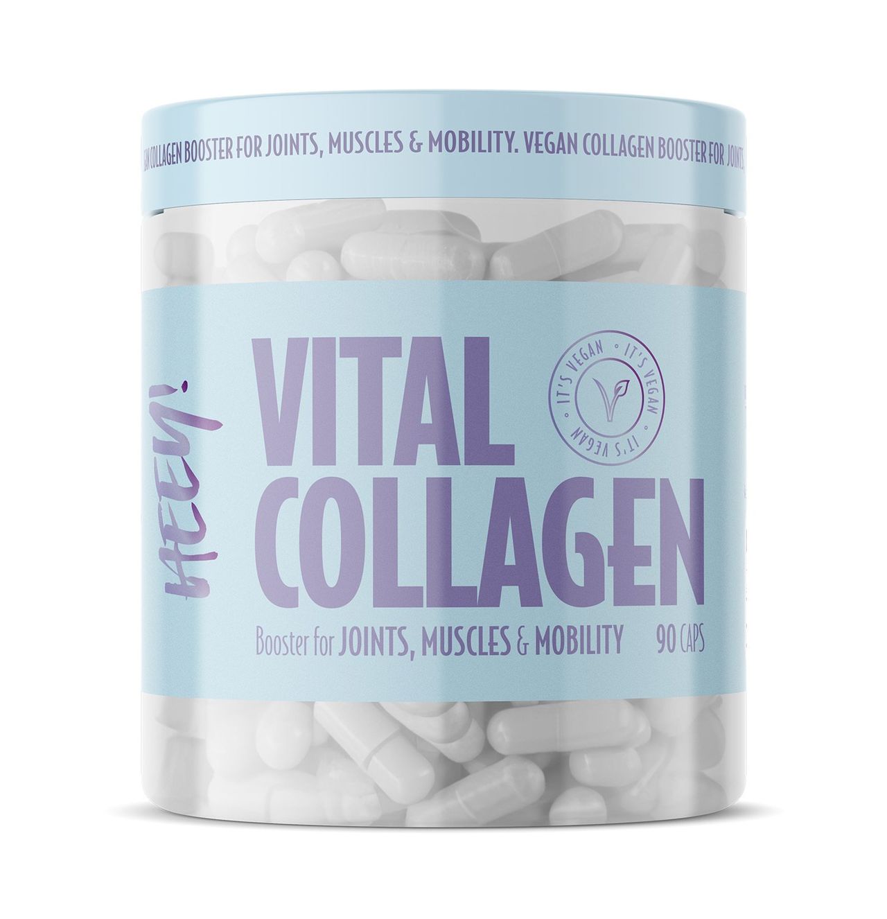 Heey! Vital Collagen + Mineraler Veganskt kollagen 90 kapslar