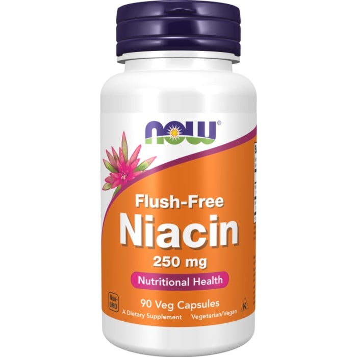 NOW Niacin Flush Free 250 mg 90 vcaps