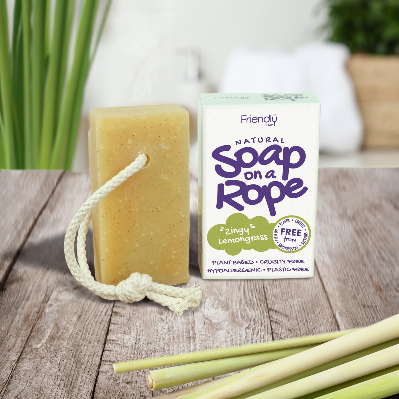 Friendly Soap Reptvål Lemongrass 125g