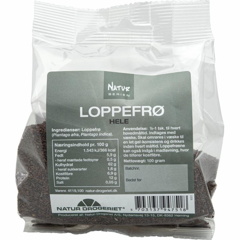 Natur Drogeriet Psylliumfrön, hela 100g