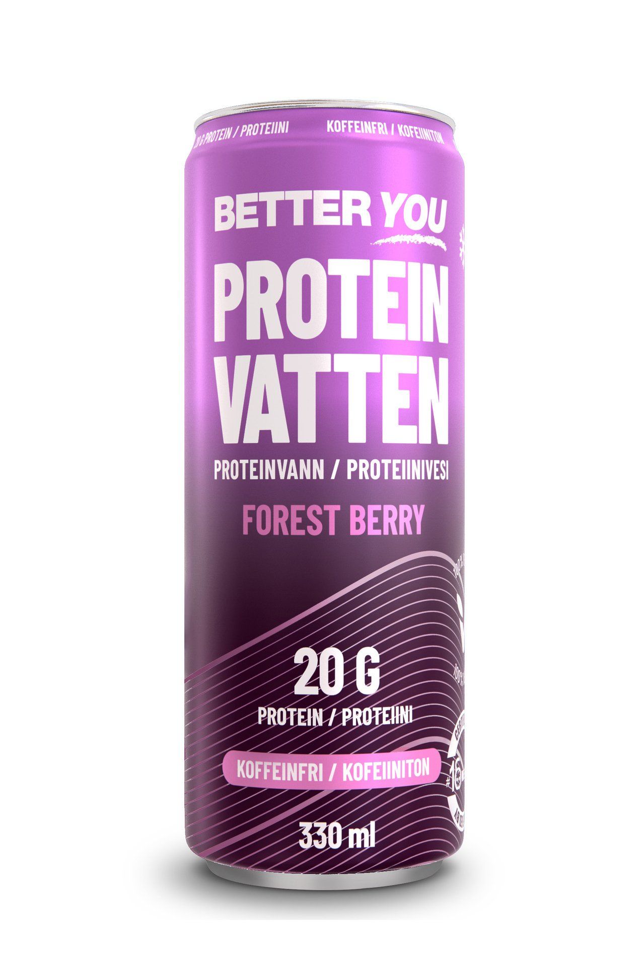 Better You Proteinvatten Forest Berry Koffeinfri 330ml