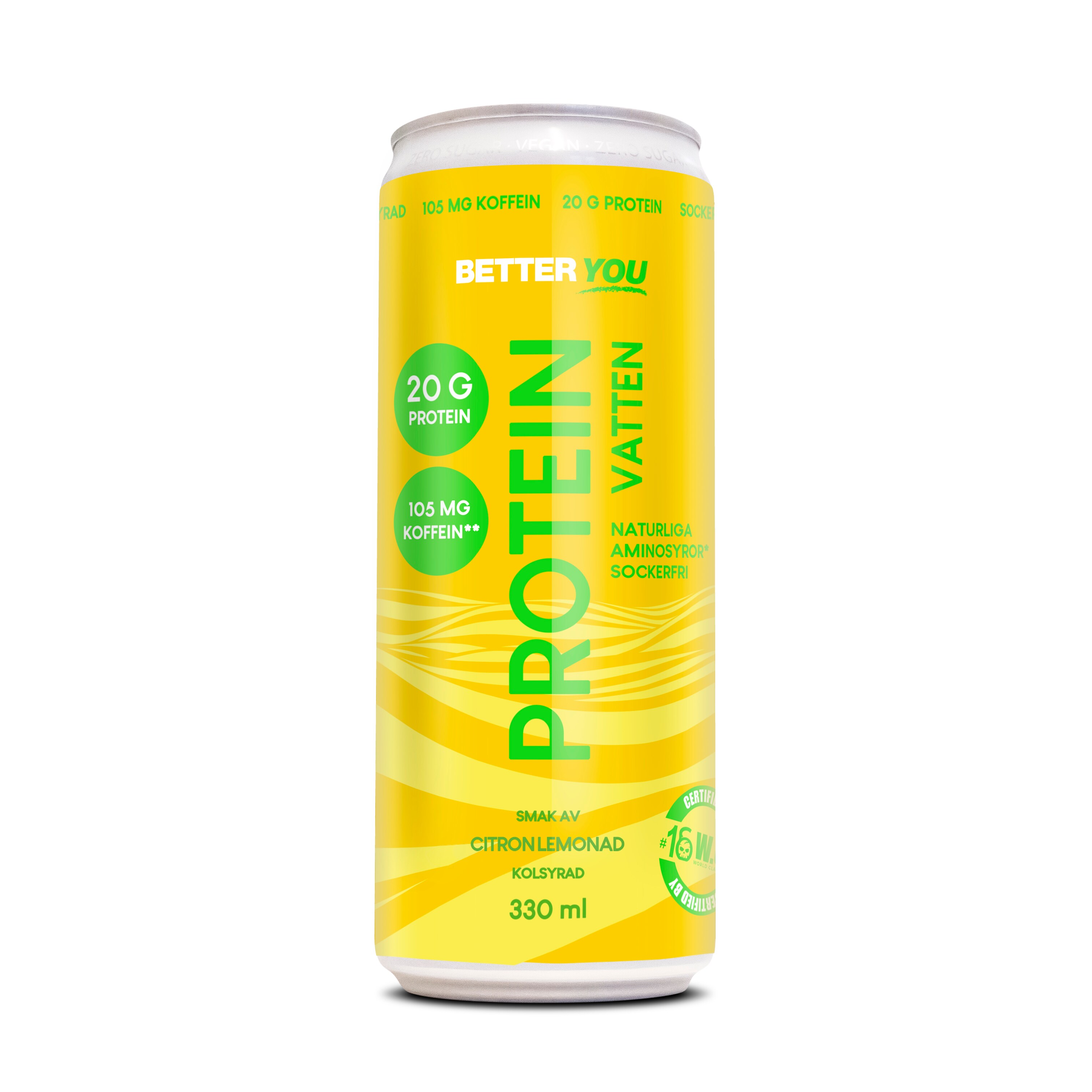 Better You Proteinvatten Citronlemonad 330ml
