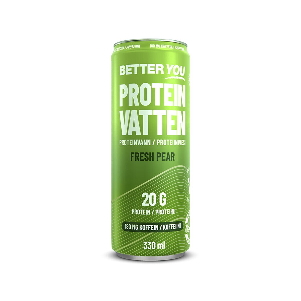 Better You Proteinvatten Fresh Pear Koffein 180mg 330ml