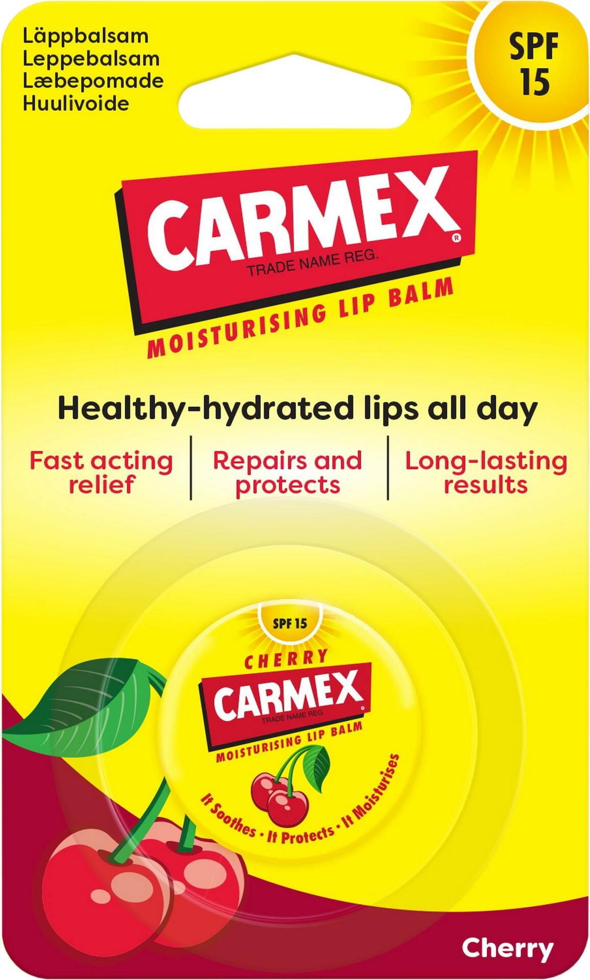 Carmex Carmex Lip Balm Cherry Jar SPF15 7,5g