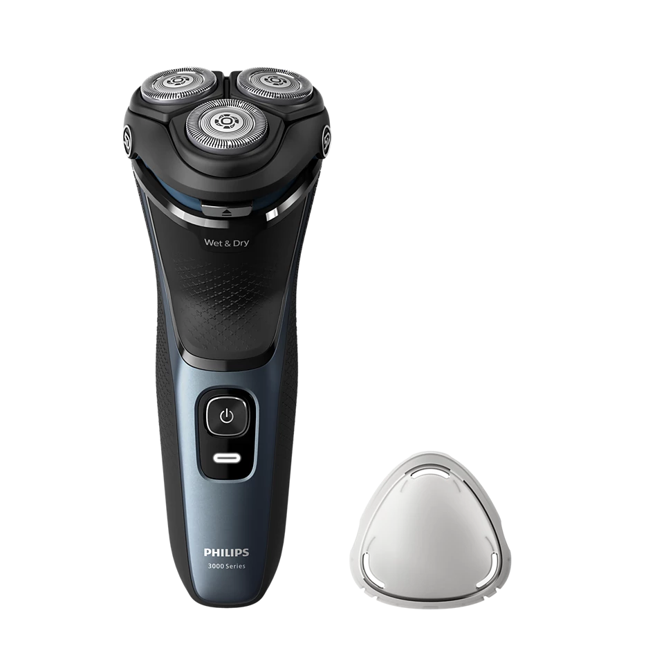 Philips Shaver 3000 Series Elektrisk rakapparat för våt- och torrakning S3144/00
