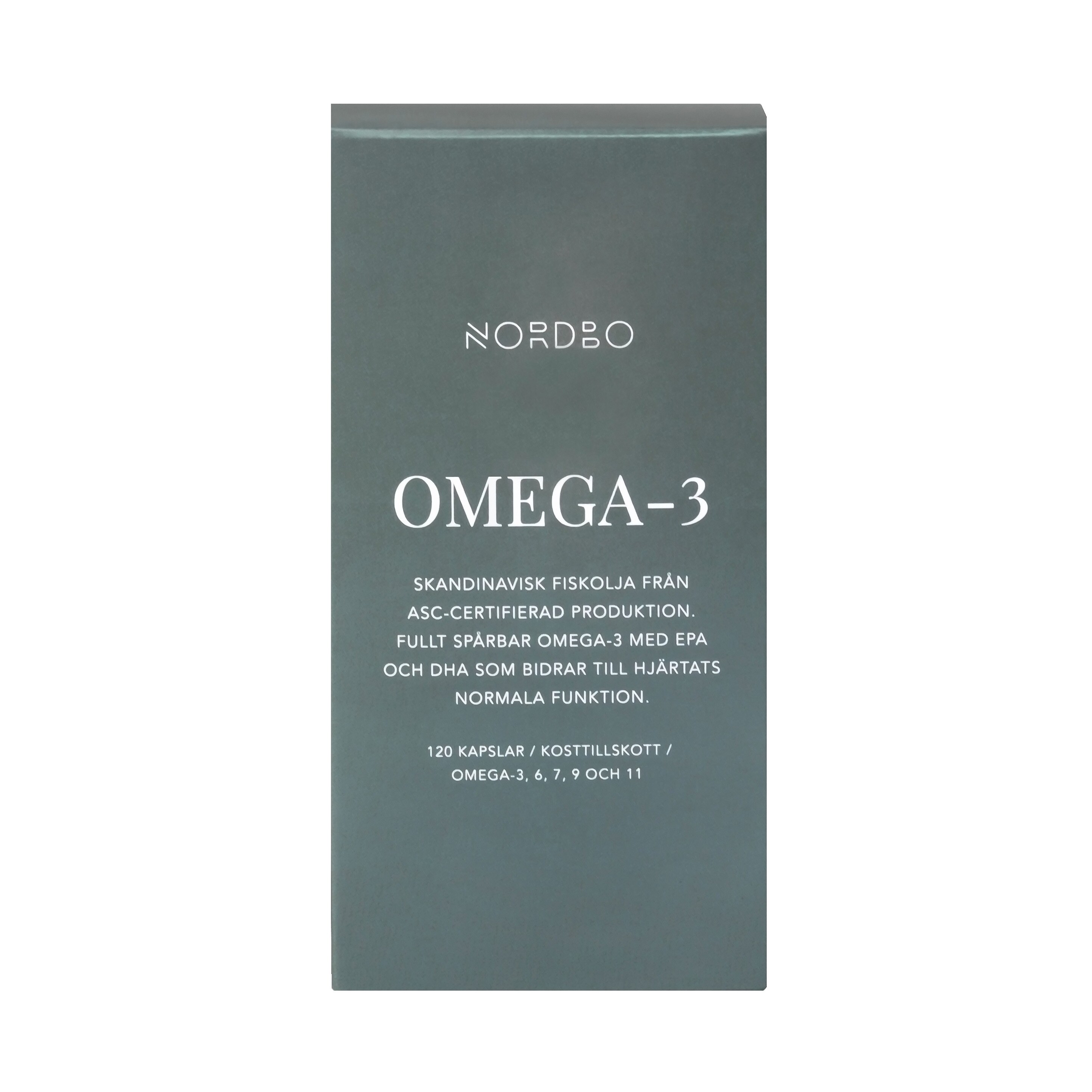 Nordbo Omega-3 120 kapslar