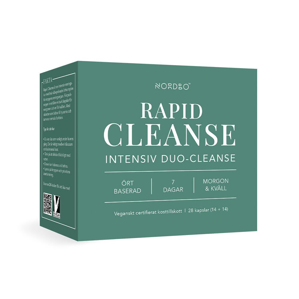 Nordbo Rapid Cleanse 28 kapslar