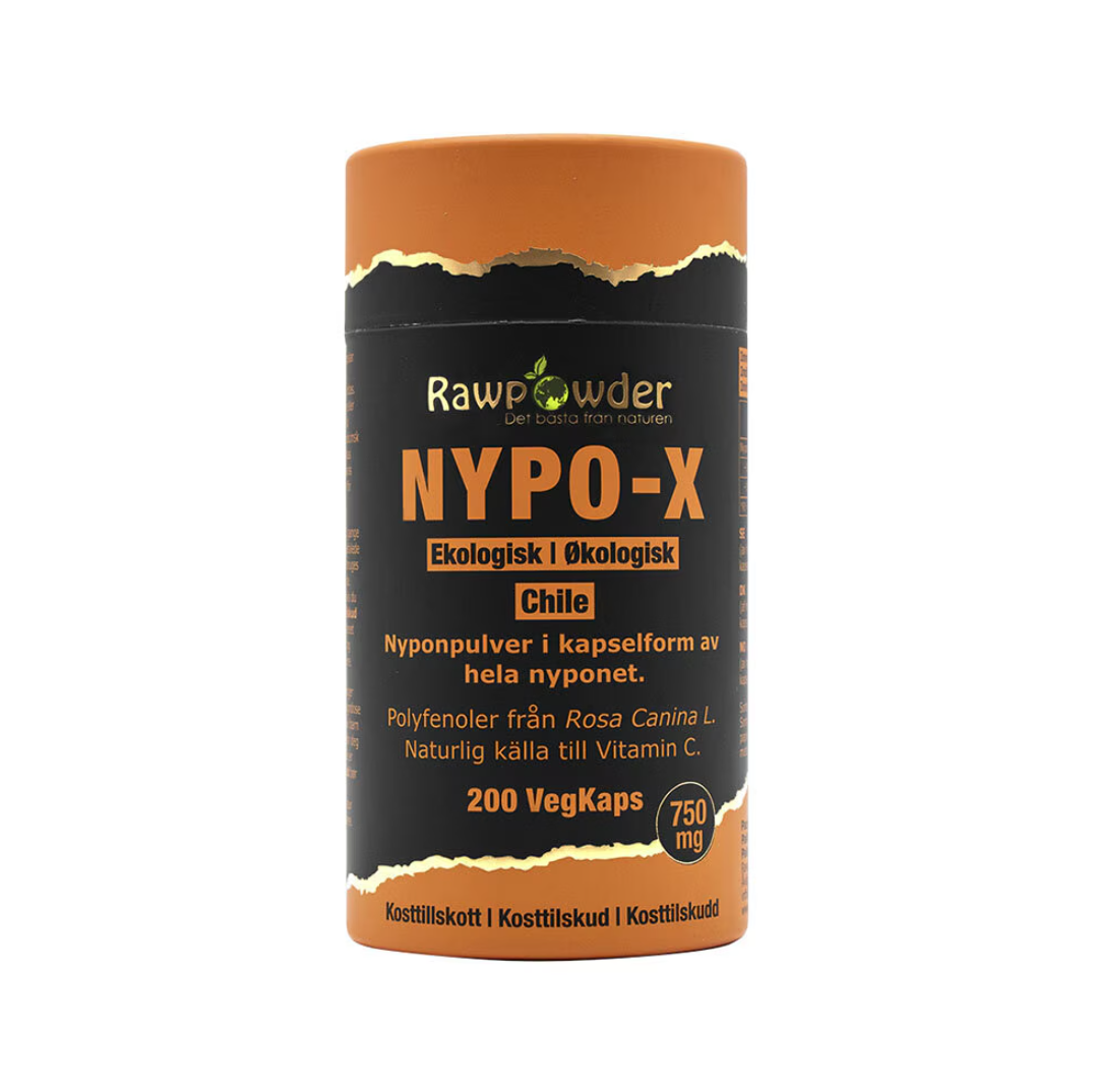 Rawpowder Nypo-X 750mg 200 vegetabiliska kapslar