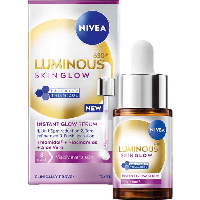 Nivea Serum Luminous630 Skin Glow Instant Glow 15 ml