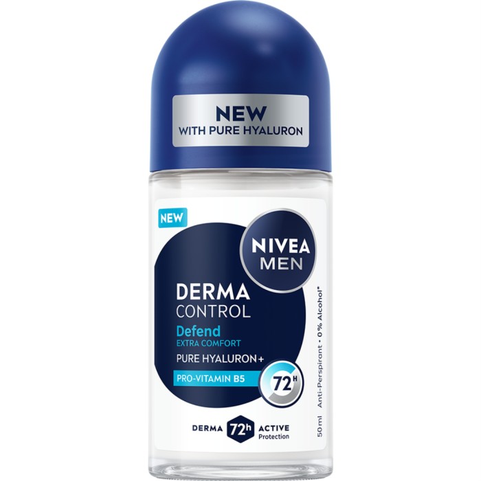 Nivea MEN Antiperspirant Deo Derma Control Defend Roll On 50 ml