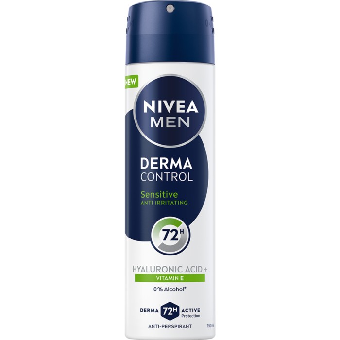 Nivea MEN Antiperspirant Deo Spray Derma Control Sensitive 150 ml