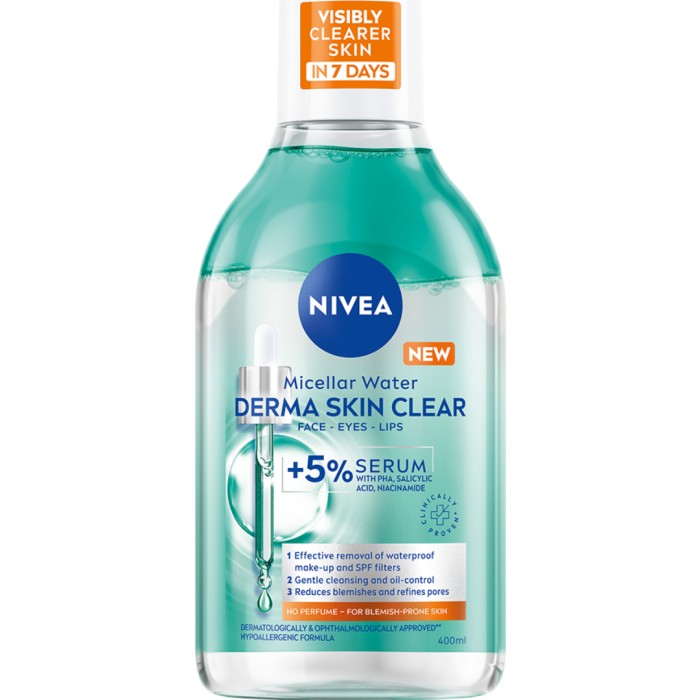 Nivea Micellärt vatten Derma Skin Clear Micellar Water 400 ml