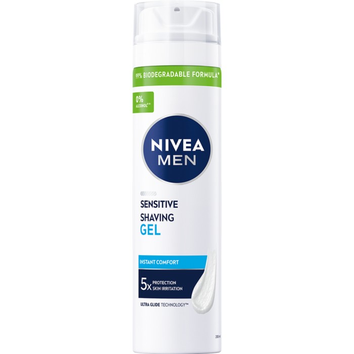 Nivea MEN Rakgel Sensitive Shaving Gel 200 ml
