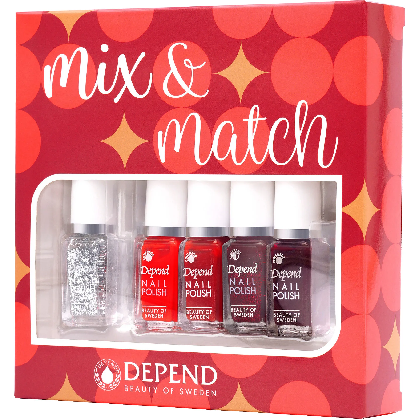 Depend Nail Polish 5-pack