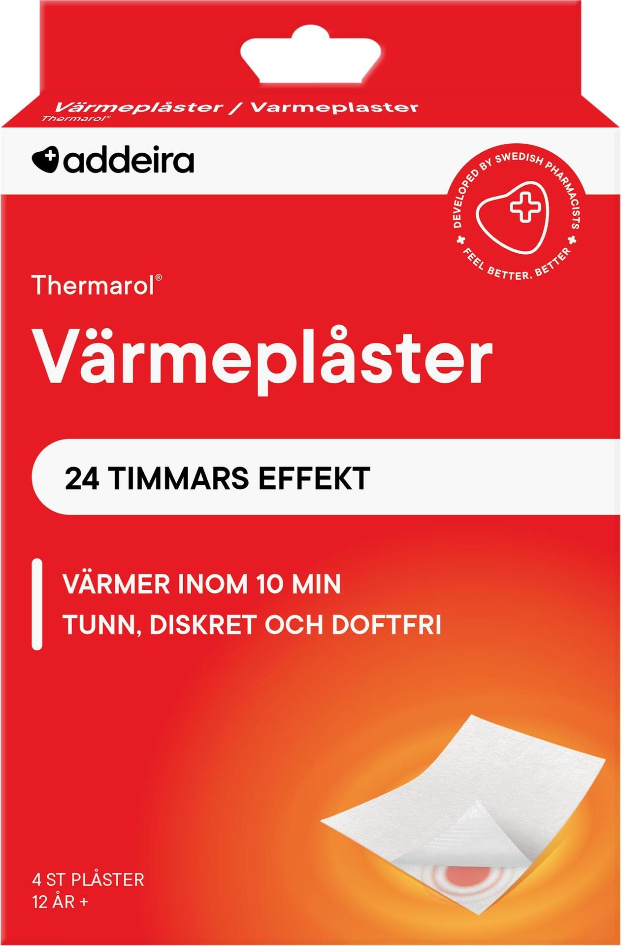 addeira Thermarol Värmeplåster 4-pack