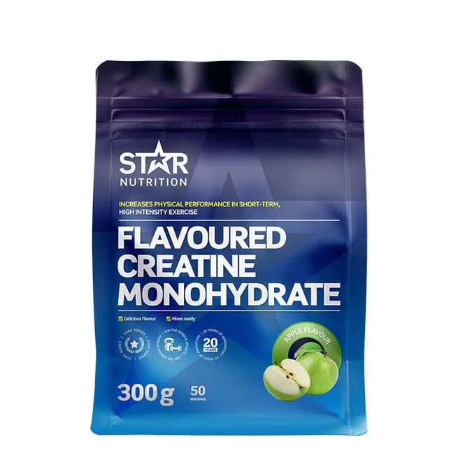 Star Nutrition Flavoured Creatine Monohydrate 300 g Green Apple