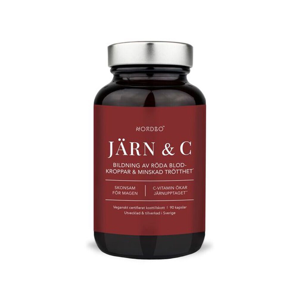 Nordbo Järn & C-vitamin 90 kapslar