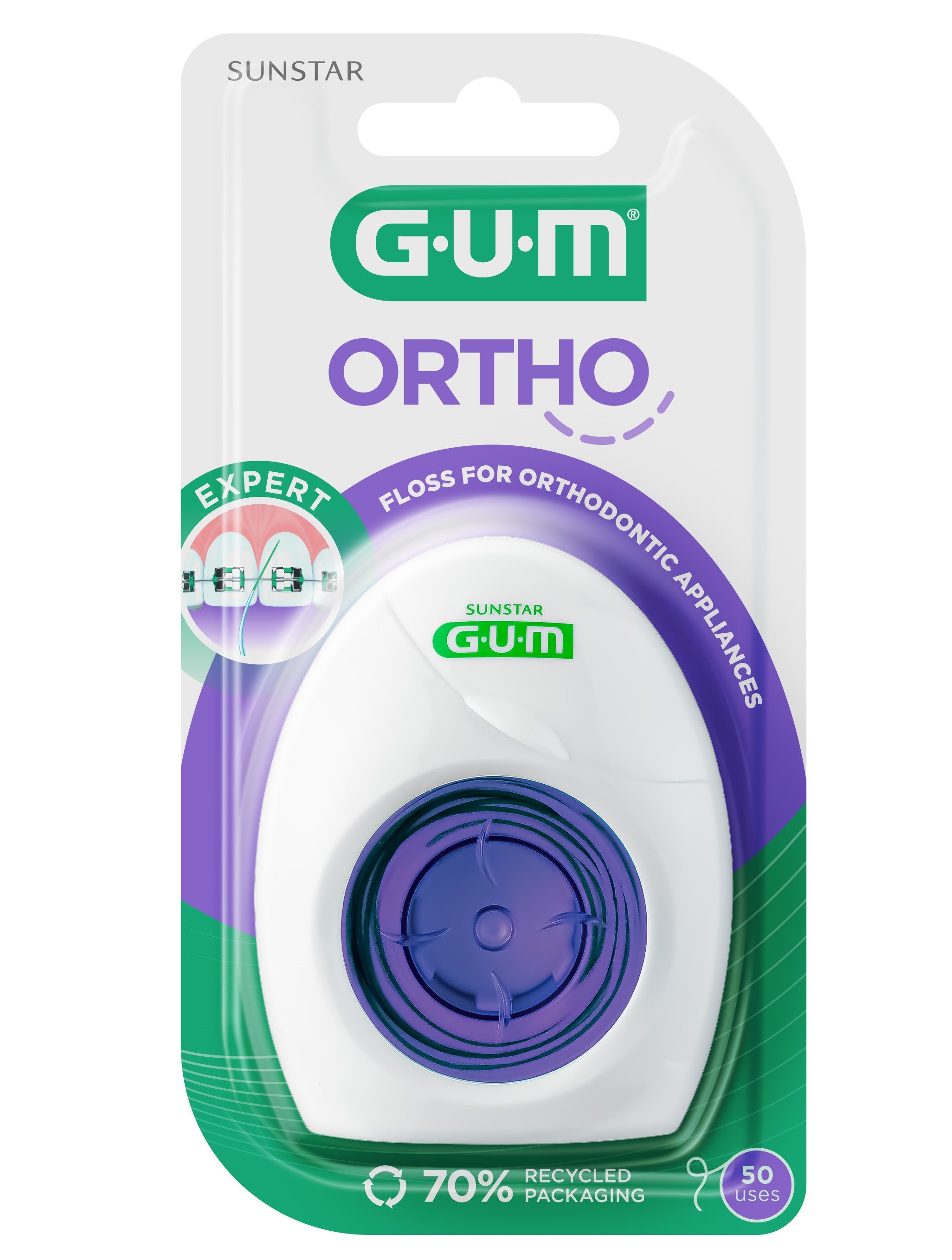 GUM Ortho Floss Tandtråd