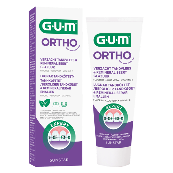 GUM Ortho Fluoridtandkräm 75 ml