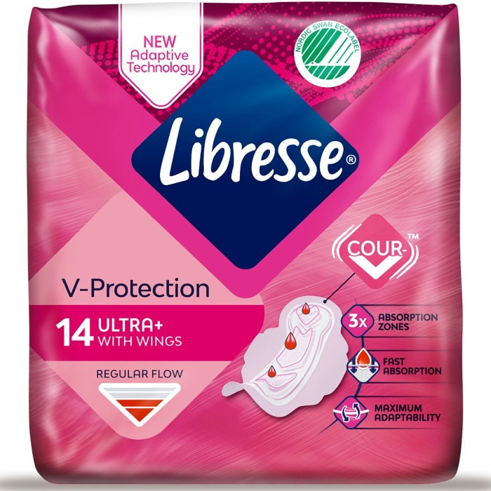 Libresse Ultra Thin Normal Wing 14 st