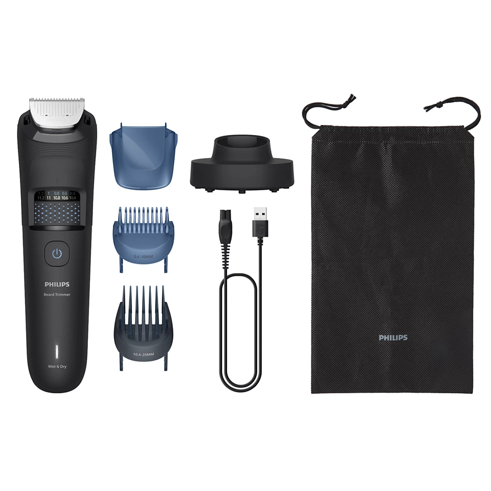 Philips Beard Trimmer 5000 Series Skäggstyling med håruppsamlare BT5780/15