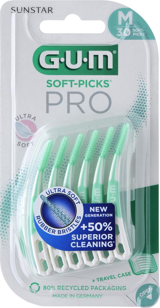 GUM Soft-Picks Pro Medium 30st