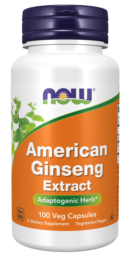 NOW American Ginseng 500 mg 100 vcaps NOW