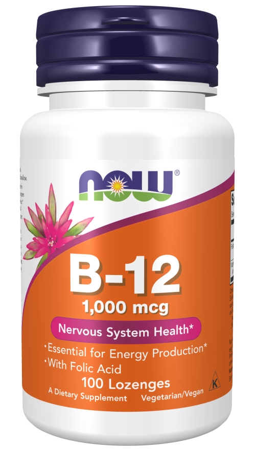 NOW B-12 1000 mcg 100 sugtabletter