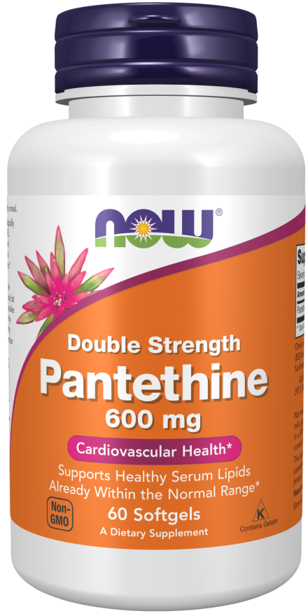 NOW Pantethine 600 mg 60 Softgels