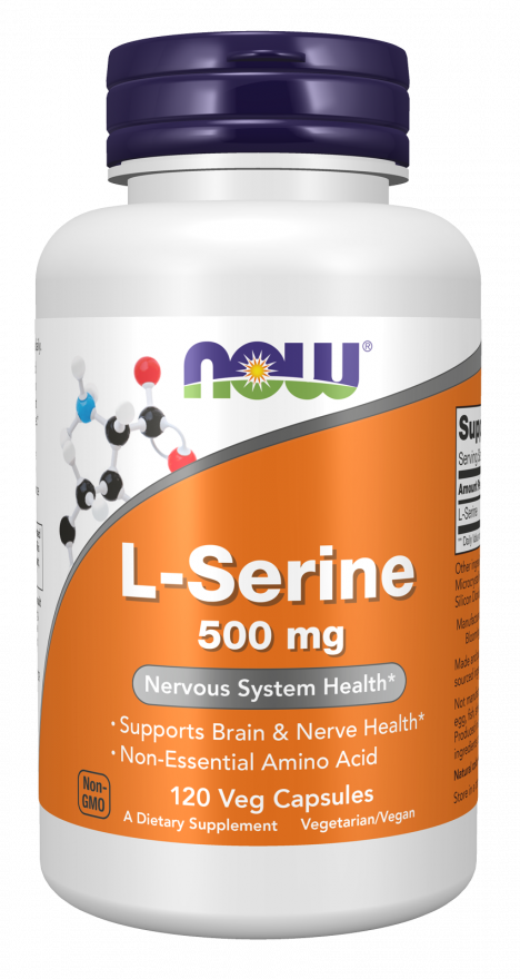 NOW L-Serine 500 mg 120 vegcaps
