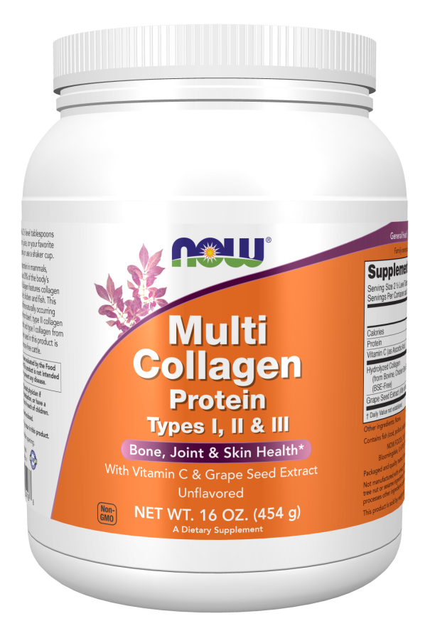 NOW Multi Collagen Powder 16 oz 454g