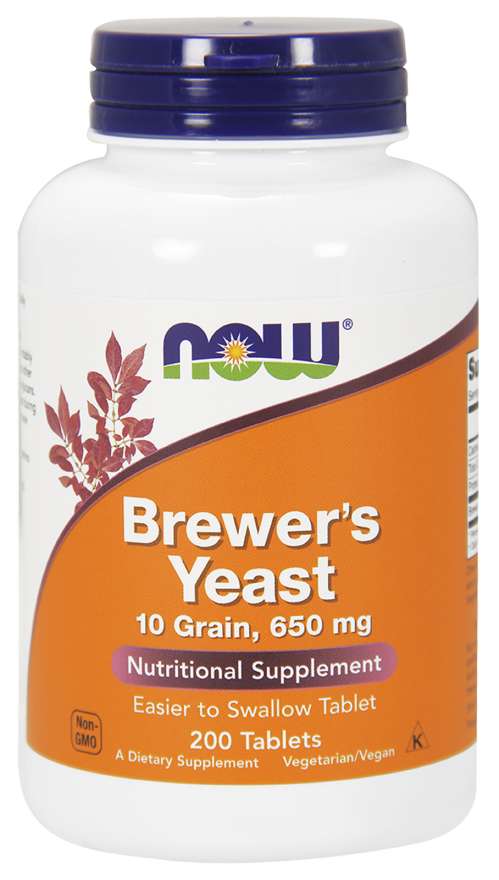 NOW Brewer's Yeast 200 tabletter NOW