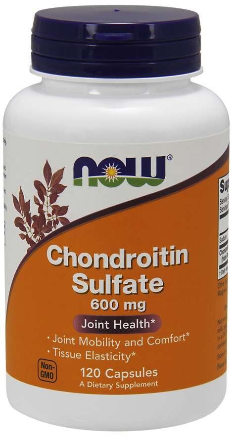 NOW Chondroitin Sulfate 600 mg 120 kapslar NOW