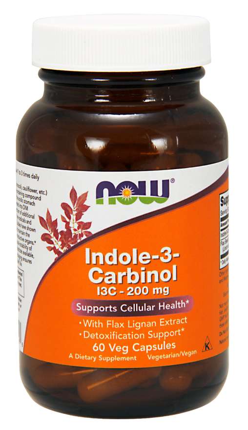 NOW Indole-3-Carbinol (I3C) 200 mg 60 vegkap